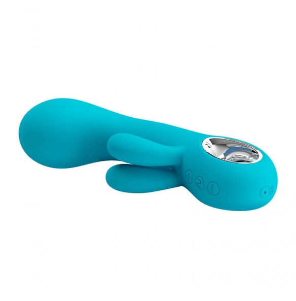 PRETTY LOVE - Triple Shock Vibrator Wand Masturbator (Chargeable - Tiffany Blue) PRETTY LOVE - Triple Shock Vibrator Wand Masturbator (Chargeable - Tiffany Blue)